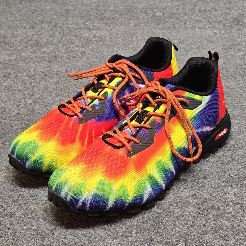 Kricely Men's Size 13/13.5 (EU 47) Rainbow Trail Running Sneakers Walking Shoes